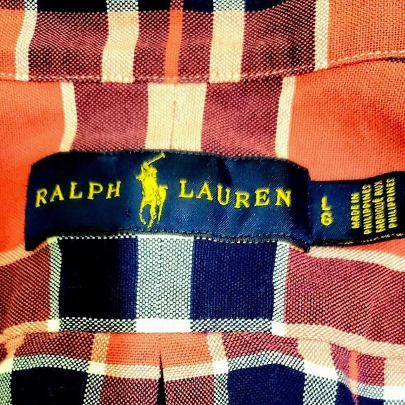 Ralph Lauren Short Sleeves Polo Size Large - Picture 3 of 4